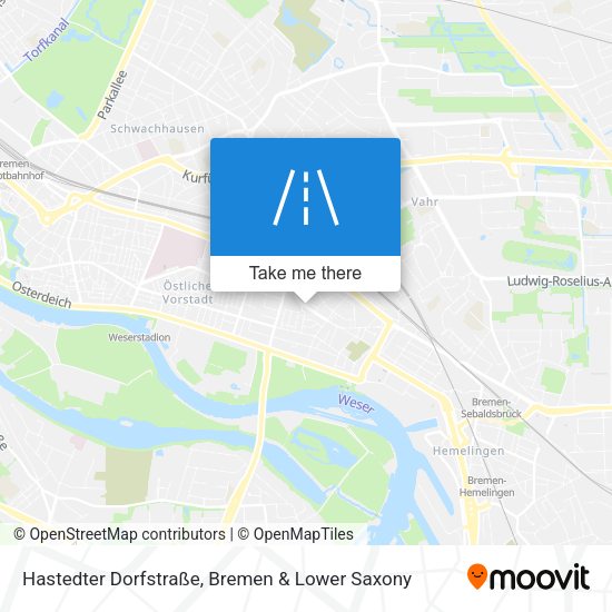 Hastedter Dorfstraße map