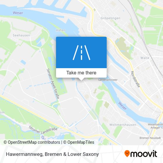 Hawermannweg map