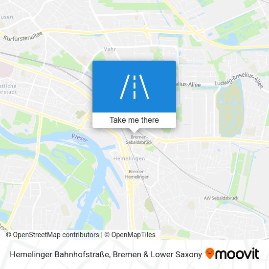 Hemelinger Bahnhofstraße map