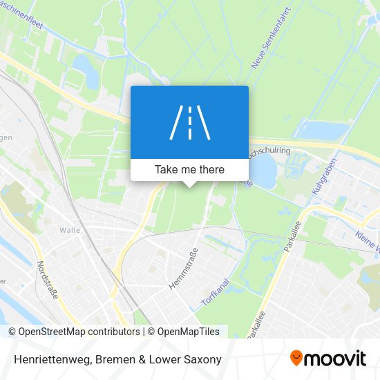 Henriettenweg map