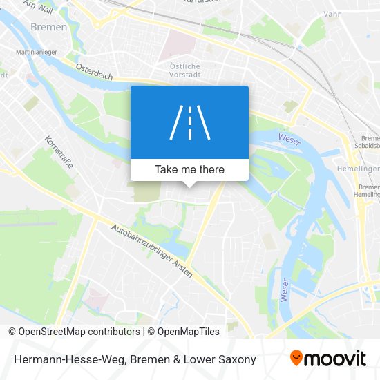 Hermann-Hesse-Weg map