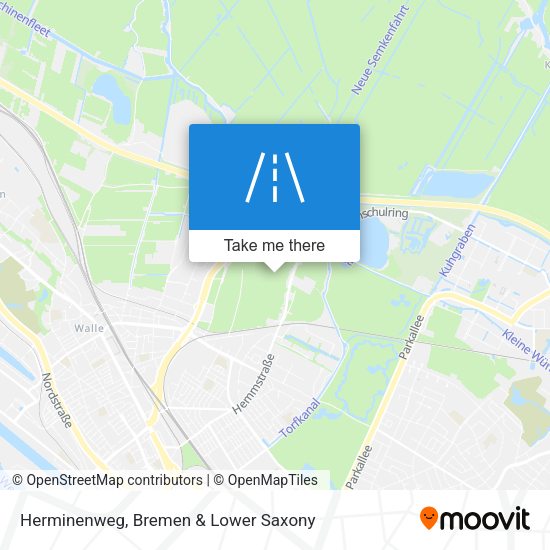 Herminenweg map