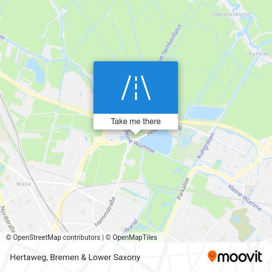 Hertaweg map