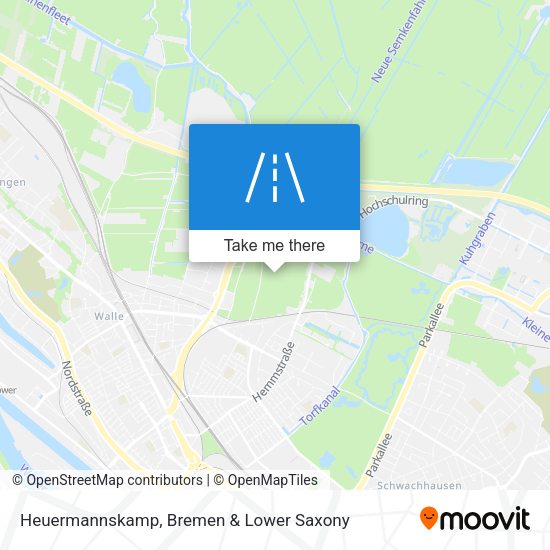 Heuermannskamp map