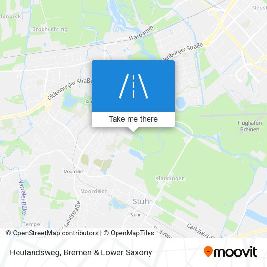 Heulandsweg map