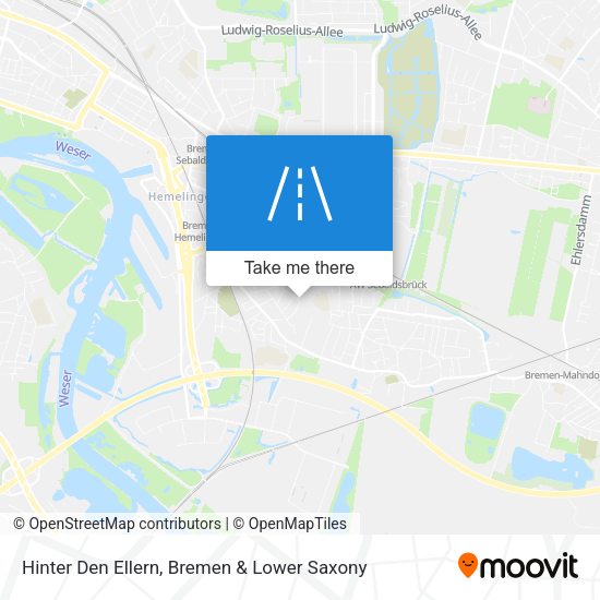 Hinter Den Ellern map