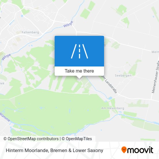 Hinterm Moorlande map