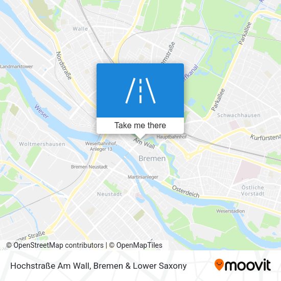 Hochstraße Am Wall map