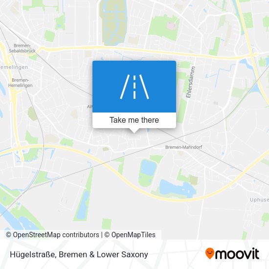 Hügelstraße map