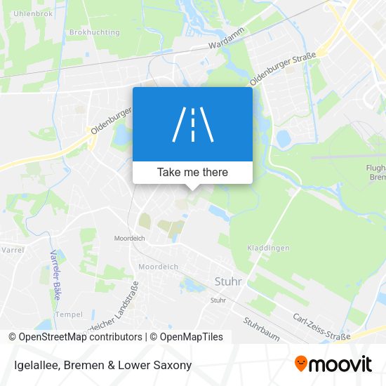 Igelallee map