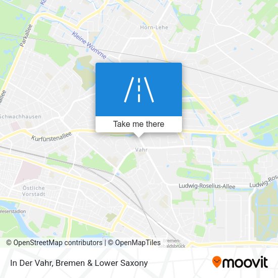 In Der Vahr map