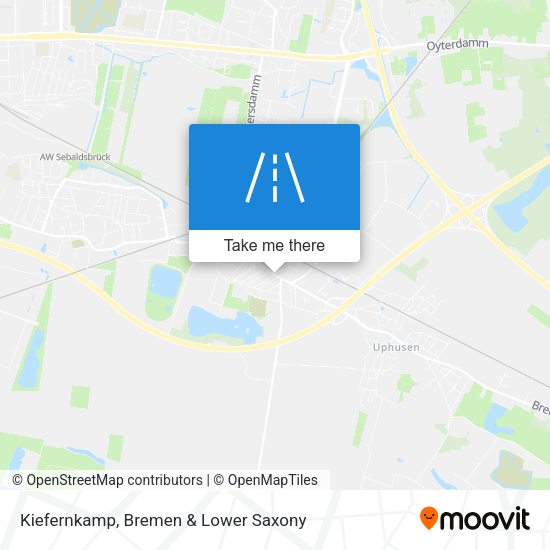 Kiefernkamp map