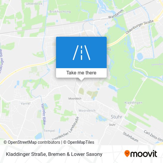 Kladdinger Straße map