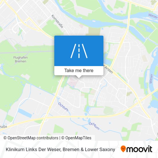 Klinikum Links Der Weser map