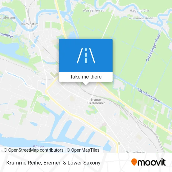 Карта Krumme Reihe