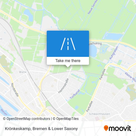 Krönkeskamp map