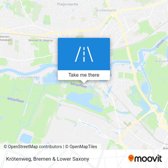 Krötenweg map