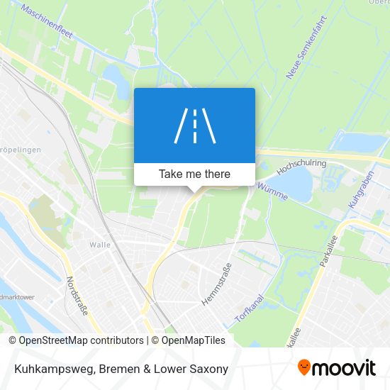 Kuhkampsweg map