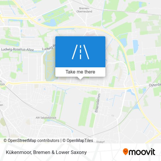 Kükenmoor map