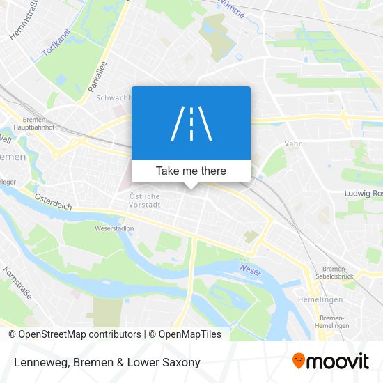 Lenneweg map