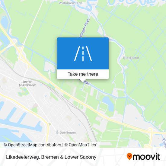 Likedeelerweg map