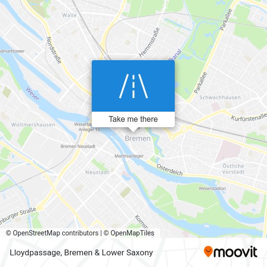 Lloydpassage map