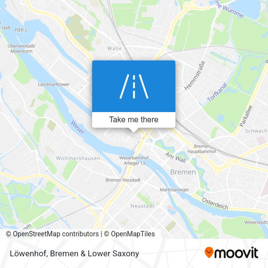Löwenhof map