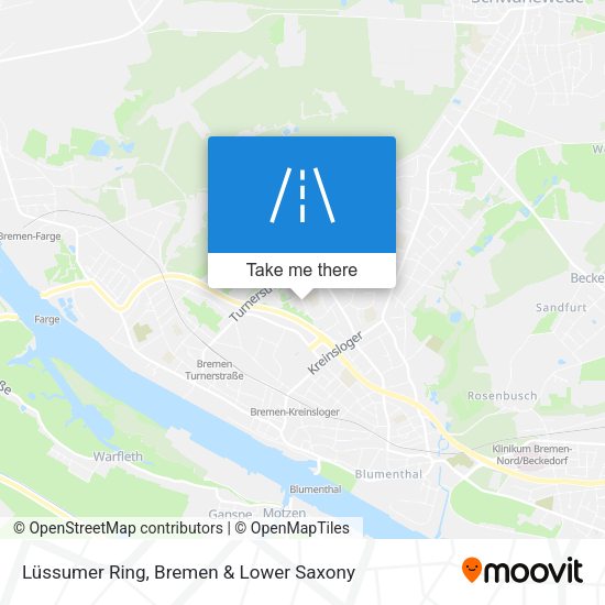 Lüssumer Ring map