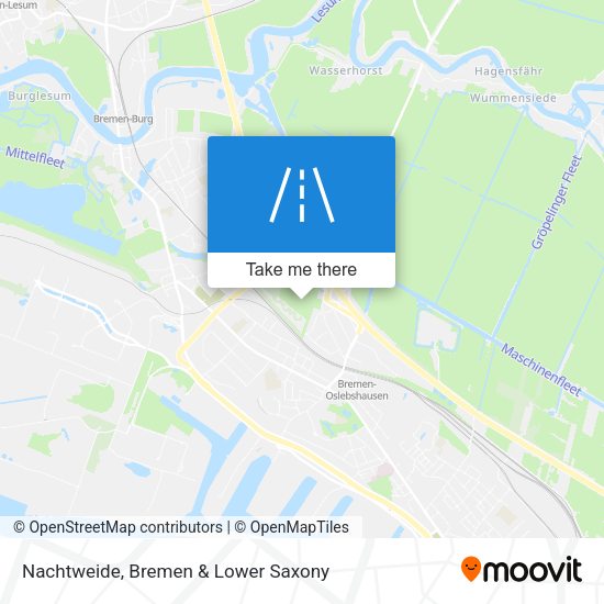 Nachtweide map