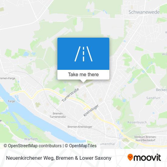 Neuenkirchener Weg map
