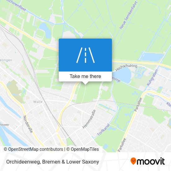 Orchideenweg map