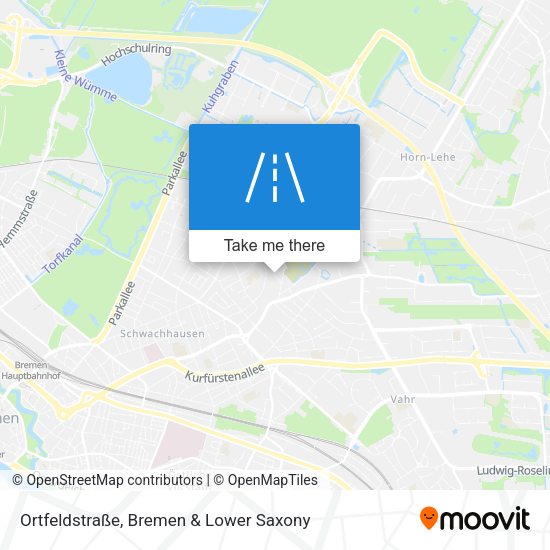 Ortfeldstraße map