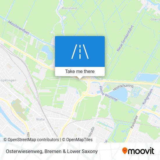 Osterwiesenweg map