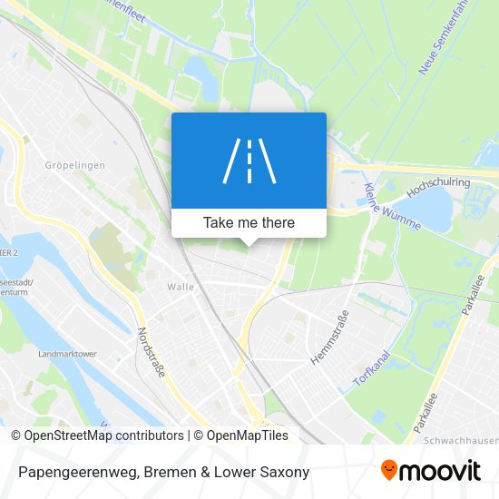 Papengeerenweg map