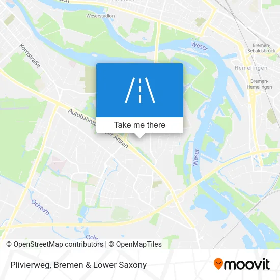Карта Plivierweg