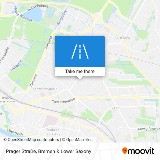 Prager Straße map
