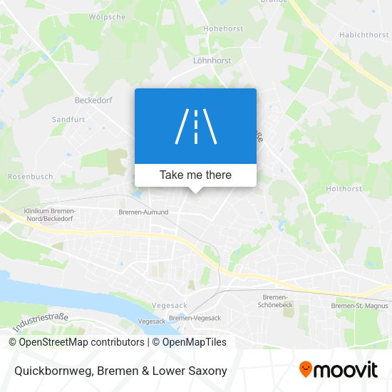 Quickbornweg map