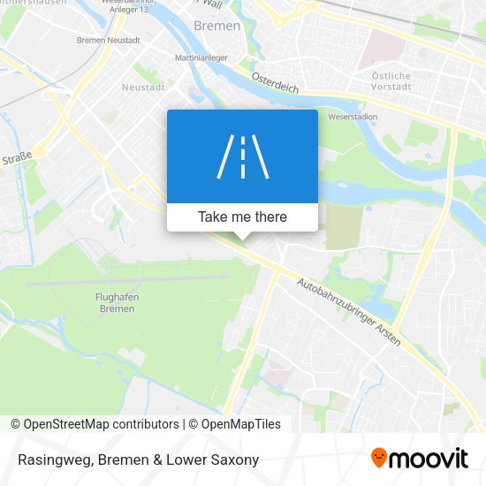 Rasingweg map