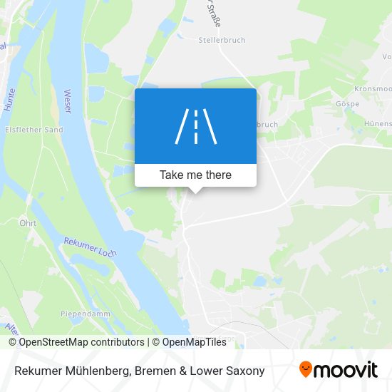 Rekumer Mühlenberg map