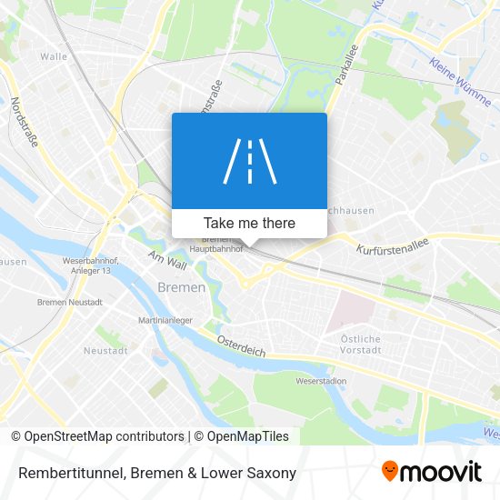 Rembertitunnel map
