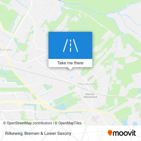 Rilkeweg map