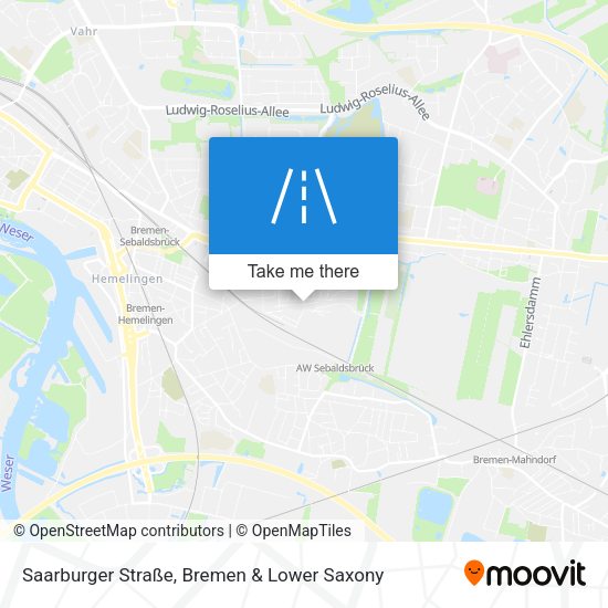 Saarburger Straße map