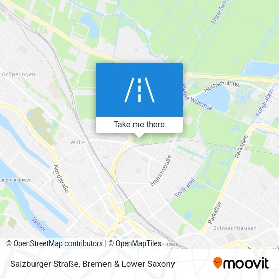 Salzburger Straße map
