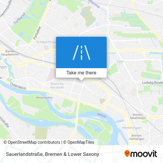 Sauerlandstraße map
