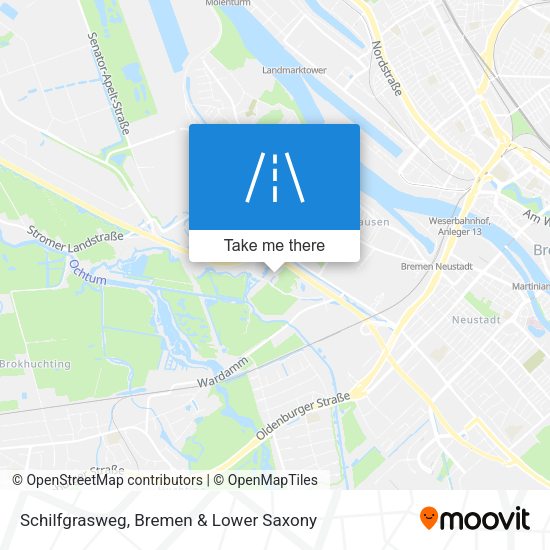 Schilfgrasweg map