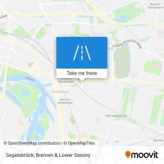 Segelsbrück map