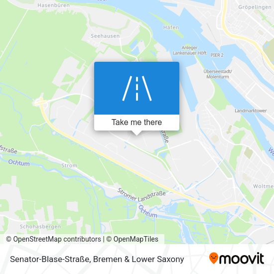 Senator-Blase-Straße map