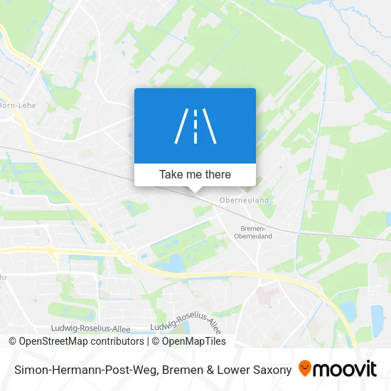 Simon-Hermann-Post-Weg map