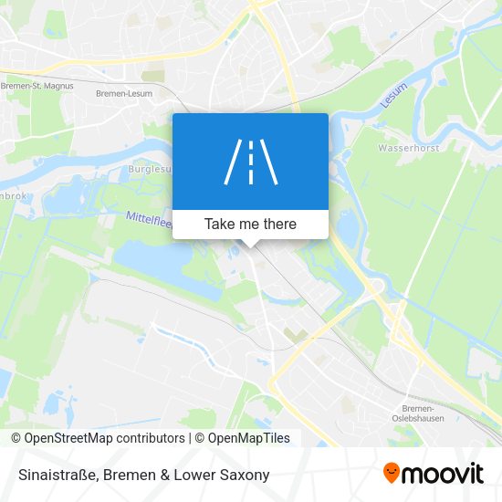 Sinaistraße map