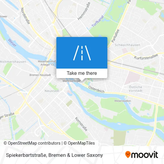 Карта Spiekerbartstraße
